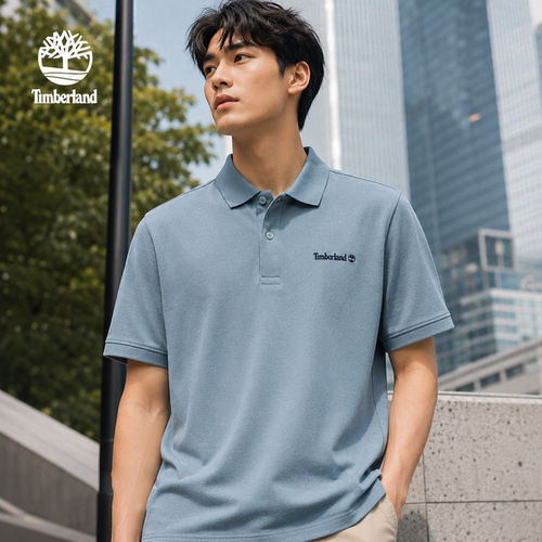 Timberland添柏岚官方男装速干POLO衫短袖T恤夏季通勤透气|A6AP3