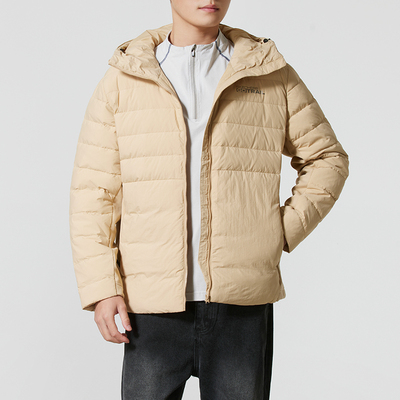 斯凯奇羽绒服男款冬季新款户外保暖防风连帽上衣休闲羽绒外套夹克