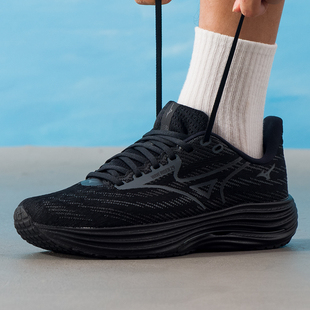 新款 轻便透气运动鞋 跑鞋 美津浓减震跑步鞋 RIDER 冬季 WAVE 男鞋