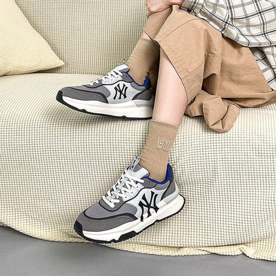 MLB男鞋女鞋网布鞋春季新款基础系列简约时尚运动休闲鞋3ASHCRS3N