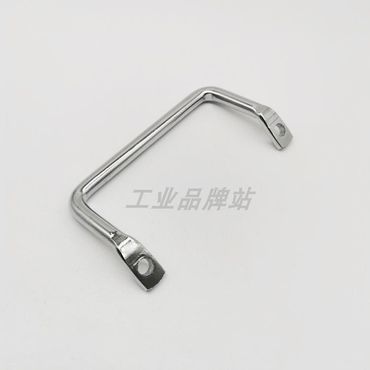 PULC-L100 上隆倾斜式拉手圆棒折弯角型扁头碳钢把手UZG UZB UZS
