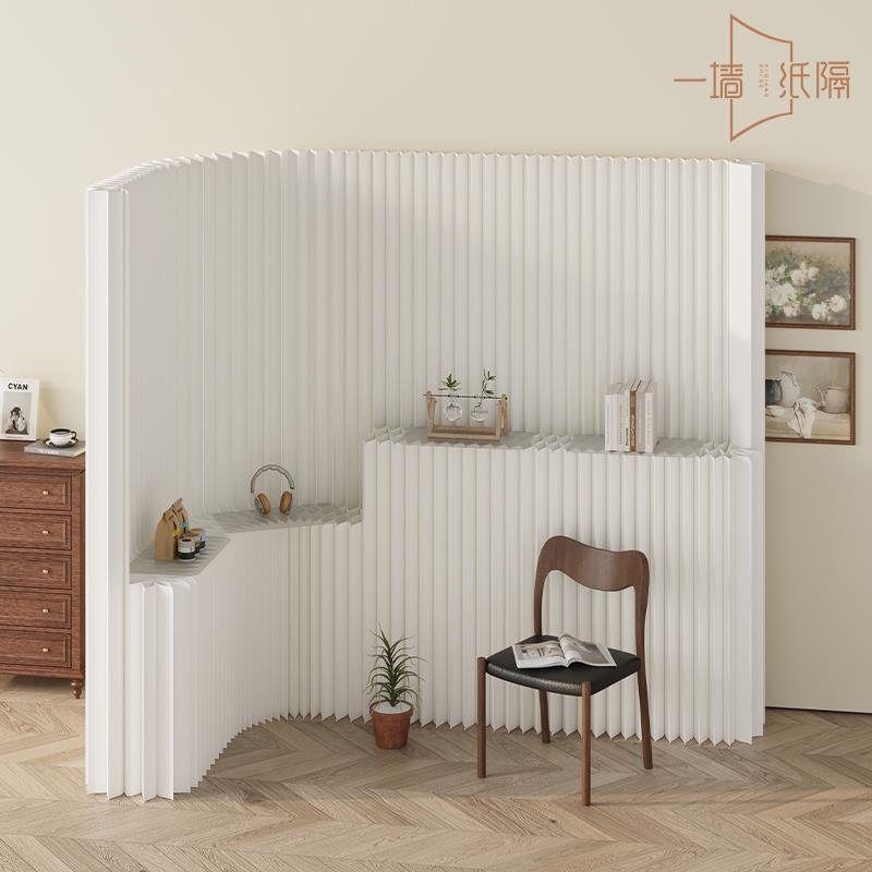 需定制屏风隔断办公室玄关隔断墙简易自装直播间壁纸墙美容院遮挡