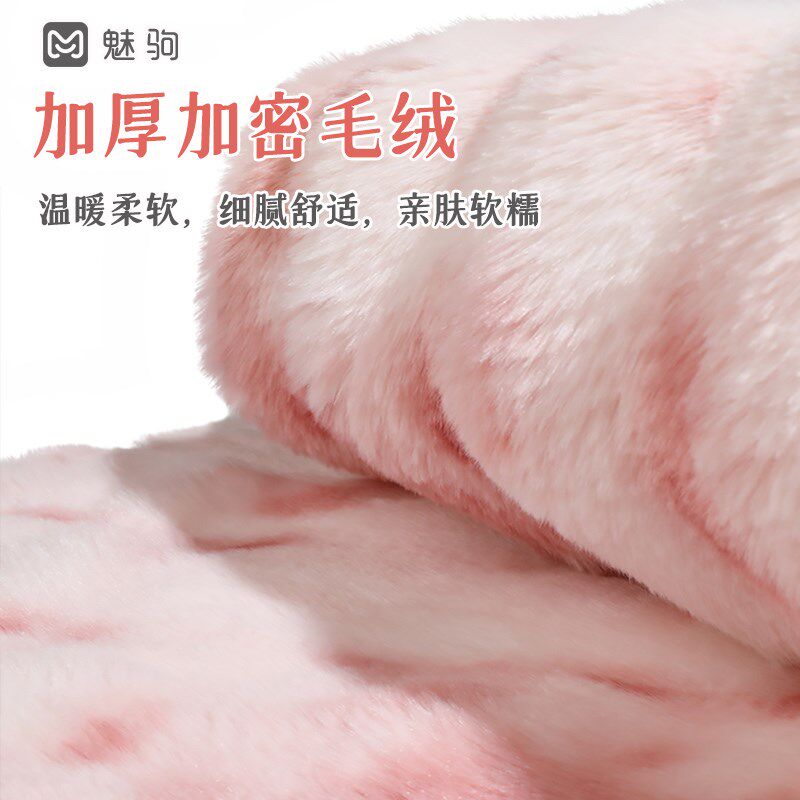 简约汽车坐垫冬季加厚毛绒全包围座椅套网红女新款冬天保暖座垫套