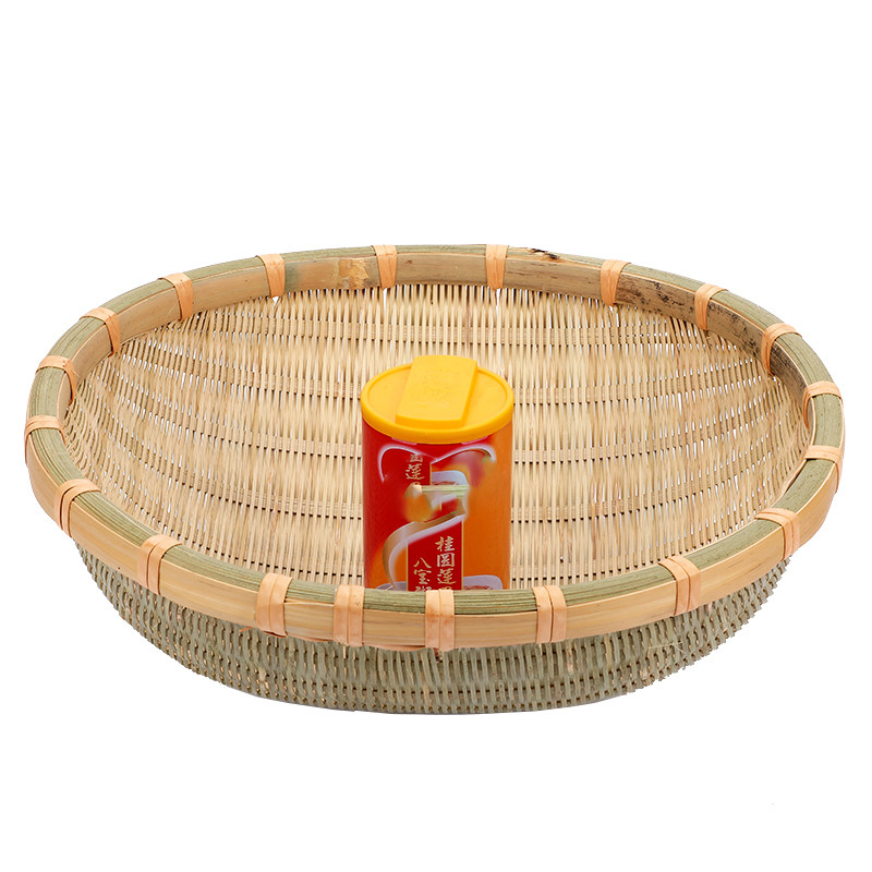 头层青篾竹编簸箕竹制品竹筐竹筛竹篮圆米捞沥水洗菜篮水果收纳筐,特色手工艺,竹编/竹雕,淘宝优惠券,粉丝福利购,淘宝优惠卷