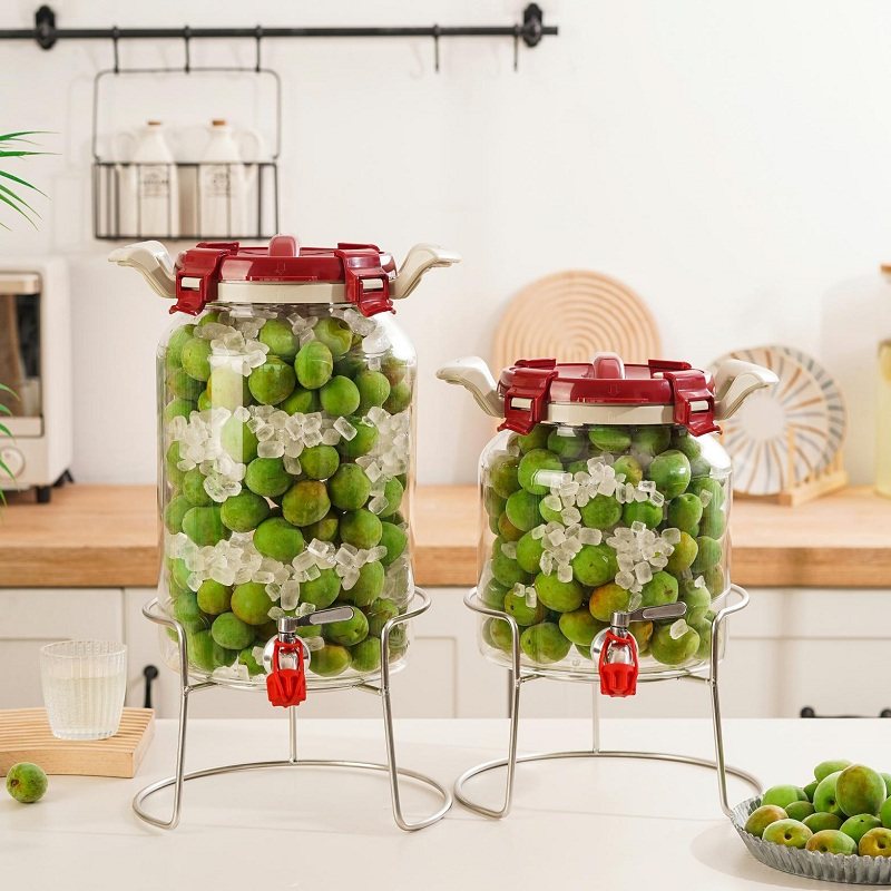 夏季凉水壶啤酒泡酒瓶酵素罐青梅酒杨梅果酒瓶泡菜人参储物罐家用