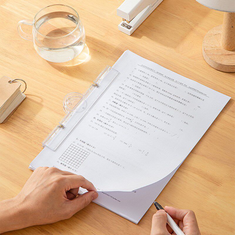 亚克力透明夹子文具文件夹试卷夹黑板书夹A4白板强磁铁吸夹冰箱贴