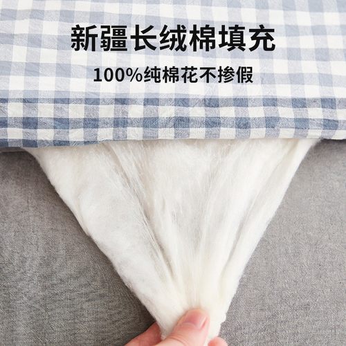 新疆长绒棉被棉花被芯冬被加厚保暖全棉纯棉一级棉絮冬季4/5/6斤