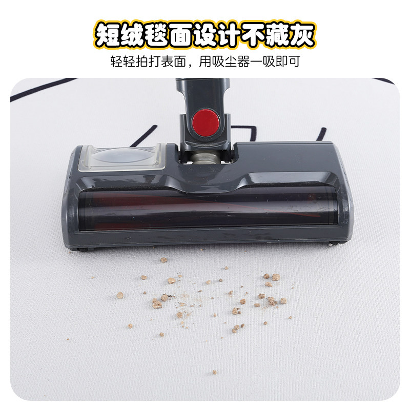 女孩粉色圆形地毯儿童学习椅子脚垫转椅电脑椅垫子卧室阅读区地垫