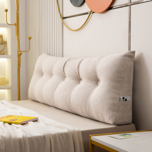 床头靠垫床上三角靠枕大靠背腰靠垫榻榻米软包宿舍卧室简约护腰垫