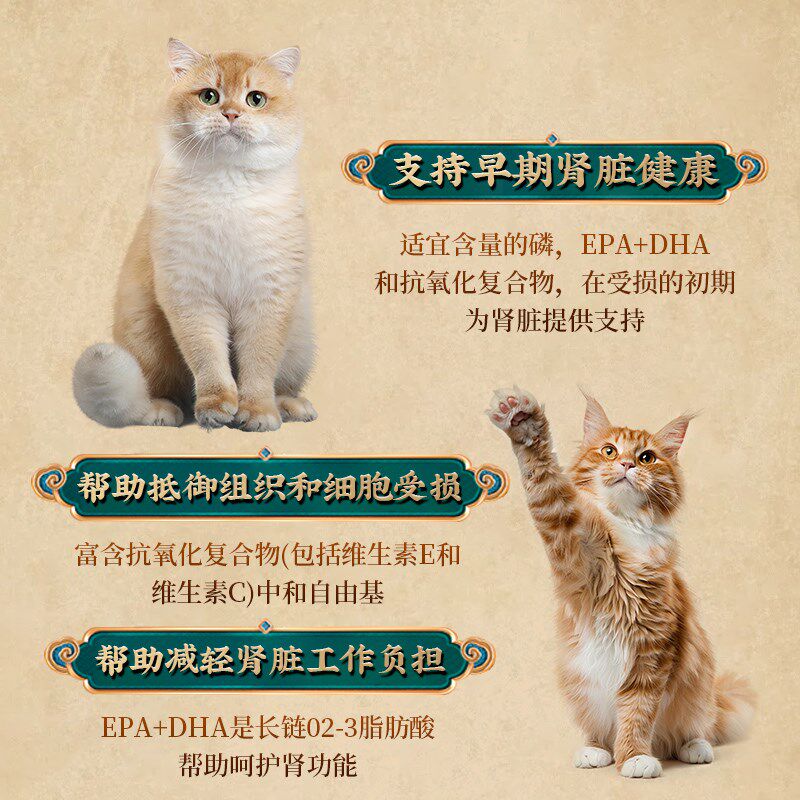 全价本草肾脏猫粮急慢性肾病肾衰竭肾炎呵护猫咪健康猫主粮处方粮