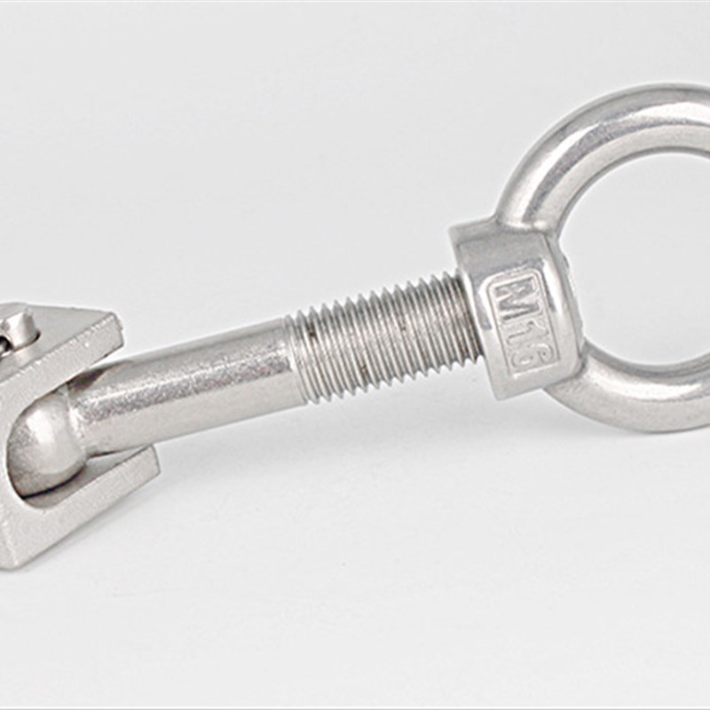 304不锈钢吊环活接紧扣件螺母套装压力人孔梅花手柄螺栓锁耳环