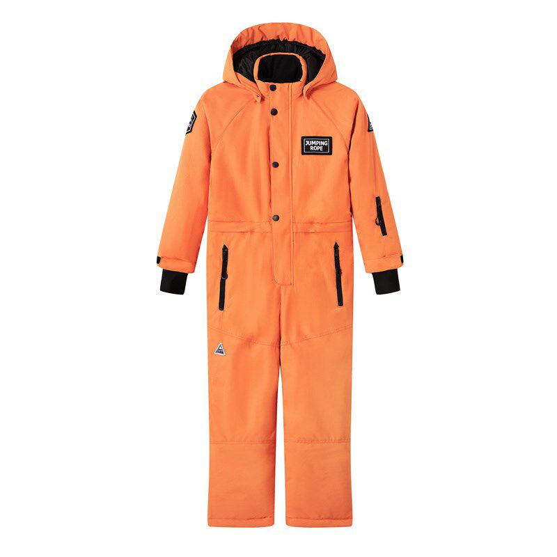 儿童连体滑雪服男童滑雪裤女童连体衣套装小童户外防水雪乡装备新