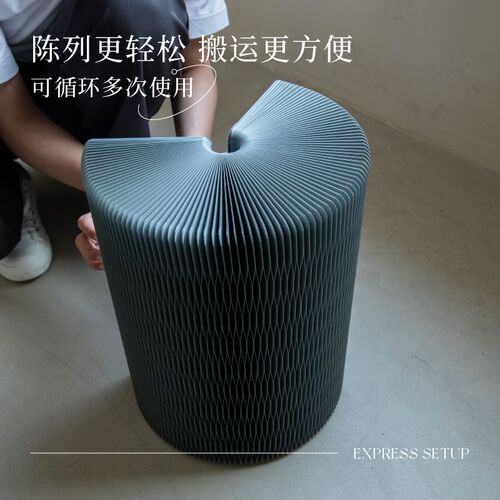 十八纸大型商场展会展示架彩色圆柱会场中岛展台橱窗展架婚庆道具