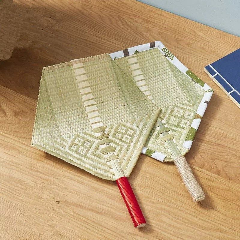 手工竹编扇子全竹扇老式大蒲扇编织竹子团扇夏季扇纳凉古风手摇扇