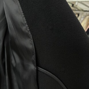 曲线美双面羊毛大衣女中长款24秋冬收腰显瘦裙摆伞型时尚毛呢外套