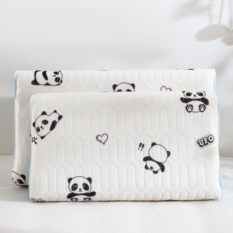 乳胶枕头带乳胶枕套装枕芯家用护颈椎助睡眠儿童学生宿舍一对拍2