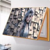 优选电表箱装 饰挂画金克斯治愈系LOL横款 电竞房配电箱免打孔遮挡