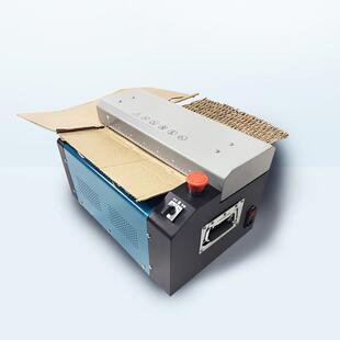 快递仓库打包 处理废纸箱 手慢无 纸板膨切机 CS25五台110V