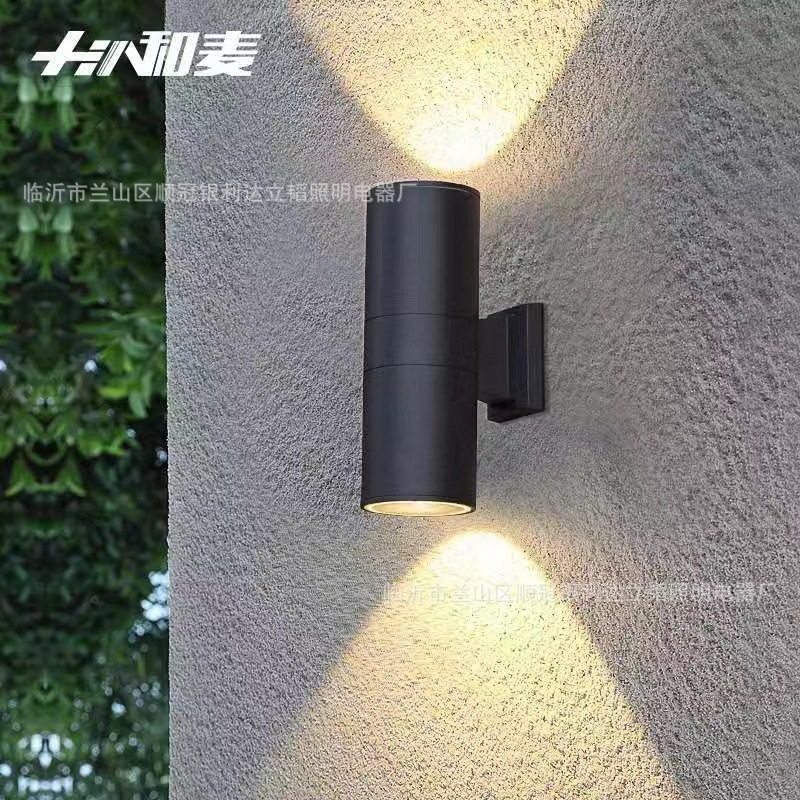 简约现代客厅卧室过道床头壁灯户外防水上下照壁灯创意墙壁灯