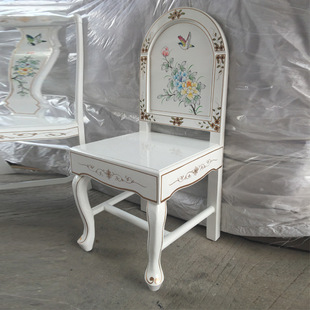 至高美餐椅出口家具手工彩绘休闲椅高档椅子会客椅工厂批发