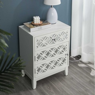 板式家具床头柜简约经济型组装储物柜卧室迷你小户型板式床边柜