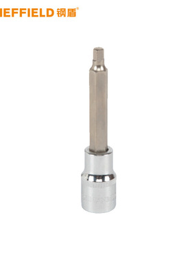 钢盾 12.5mm系列公制内六角标长加长特长旋具套筒S015505 S015305