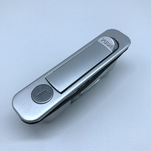 MS737亚光平面锁，弹跳式平面锁，锌合金电柜门锁，机箱机柜门锁