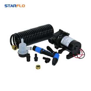 高压冲洗车泵套装 热销款 12V24V直流电动游艇船舶甲板隔膜抽水泵12
