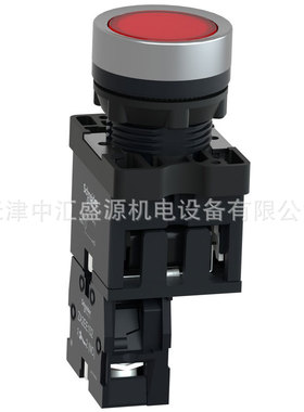 XA2EW34B2带灯按钮XA2平头按钮开关24VAC/DC红色1NC按钮