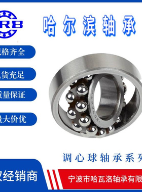 HRB 2212ATN 哈尔滨双列调心球轴承 内径60mm外径110mm 厚度28mm