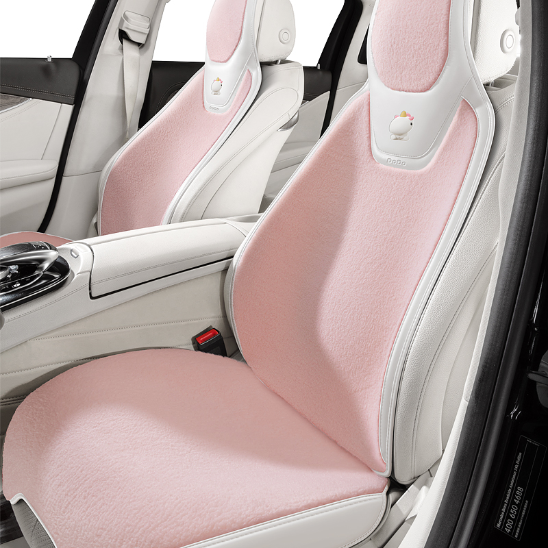 大众polo短城M4哈弗m4哈佛H1h6H2单座汽车坐垫用品女冬季毛绒座套