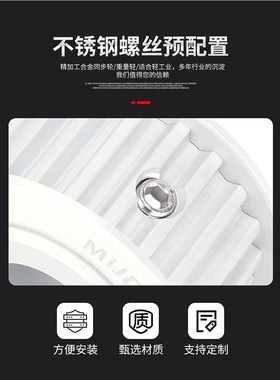 工厂25齿S5MB型铝制同步轮 高精度多规格皮带传动轮HTPA/EBJ