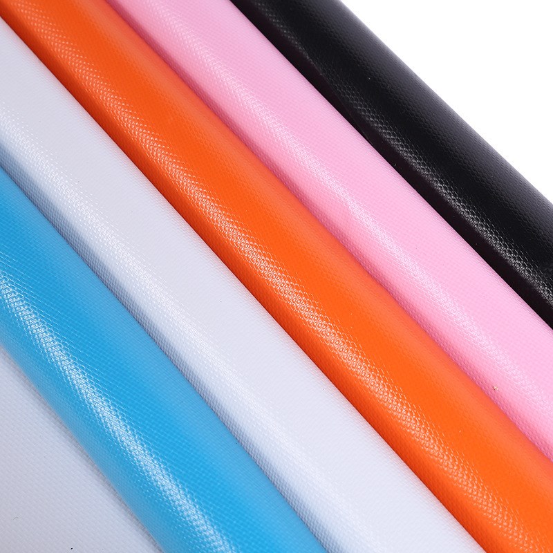 复合pvc夹网布厂家直供500D打印革帐篷箱包外卖防水包复合夹网布