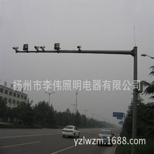 道路立柱f型交通标志牌 镀锌3.5m交通标志杆 防眩道路牌 路标杆