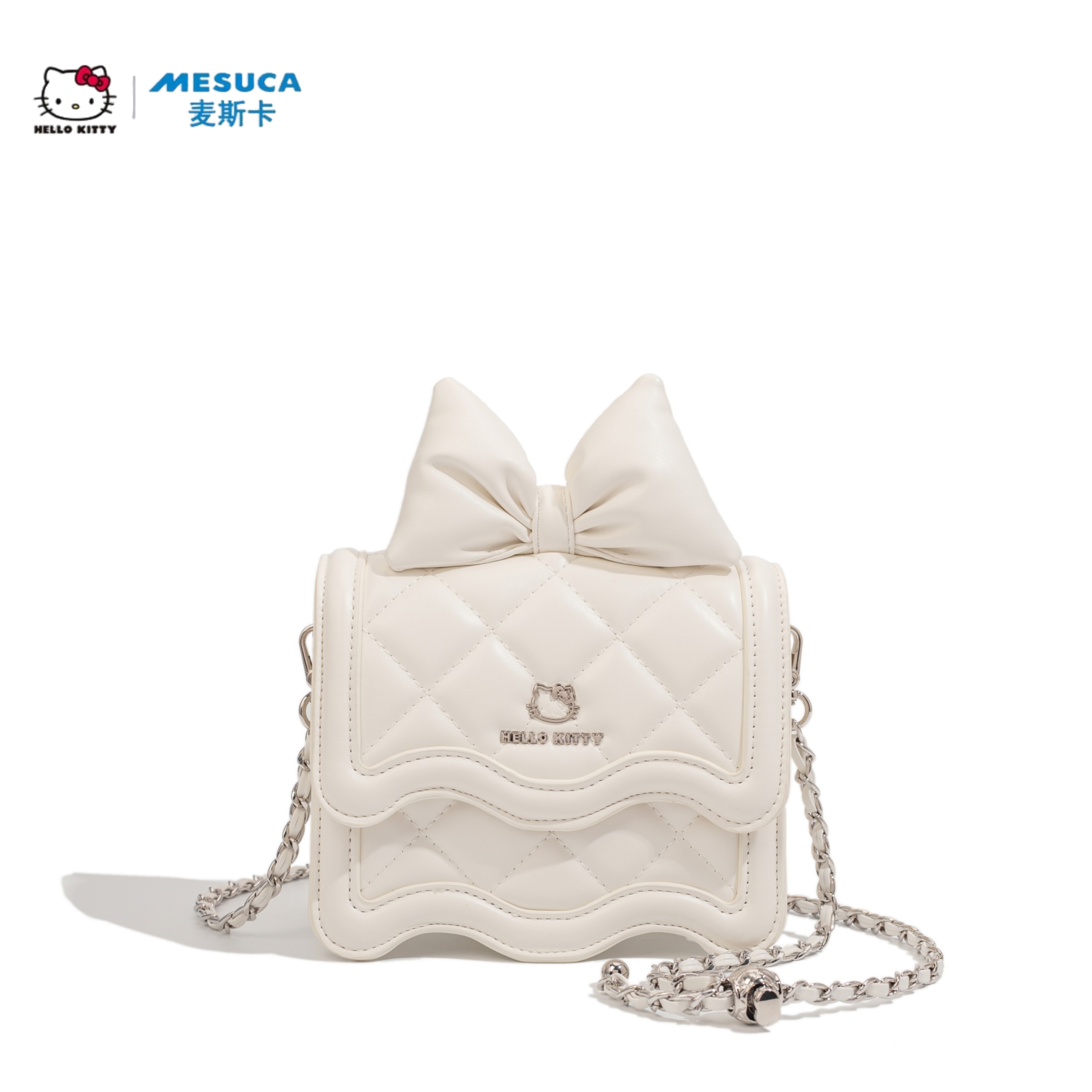 三丽鸥HelloKitty小方包女菱格链条单肩包包女小香风蝴蝶结斜挎包,箱包皮具/热销女包/男包,小方包,淘宝优惠券,粉丝福利购,淘宝优惠卷