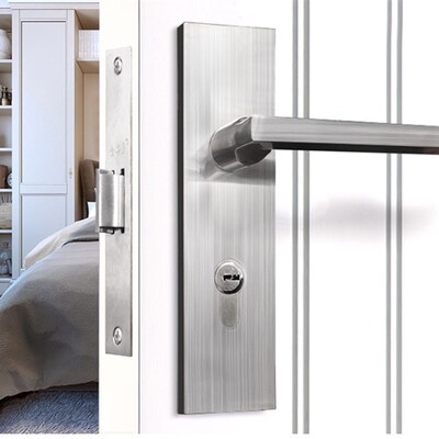 精选通用型单舌4557锁体135mm实木门假插芯执手房间门卧室门锁心