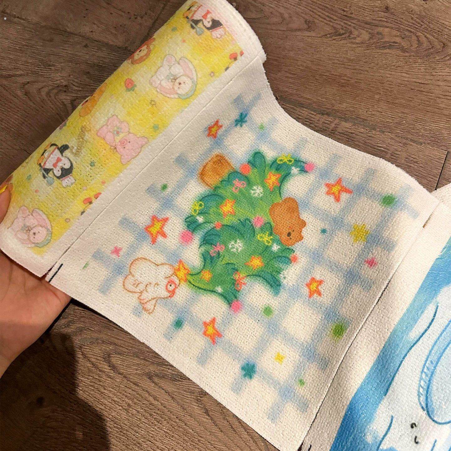 厨房抹布洗碗布懒人周抛抹布不沾油易清洗吸水不掉毛家用清洁抹布