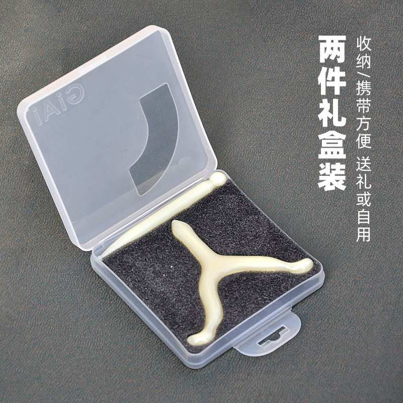 三角雀足部按摩点穴棒穴位经络棒按摩器足底足疗脚底按摩锥三头用