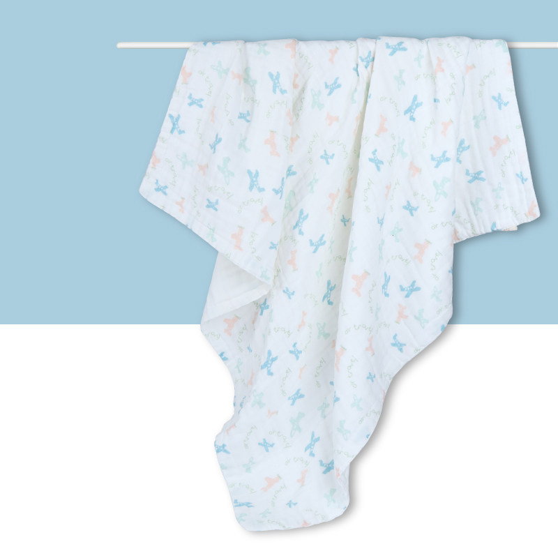 婴儿浴巾纯棉超柔吸水纱布毛巾新生儿被子夏初生宝宝儿童盖毯洗澡