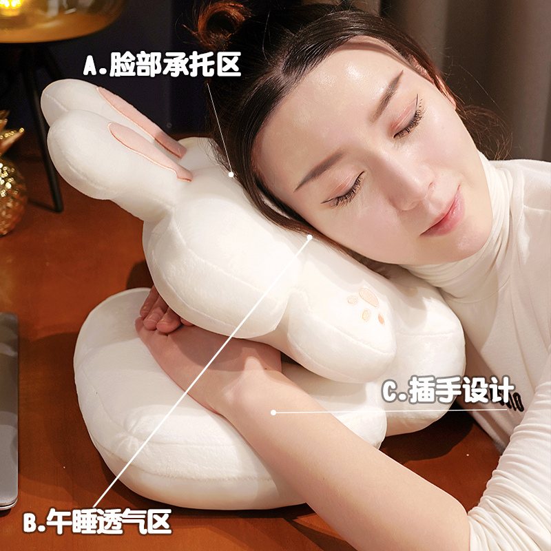 鲨bee午睡枕小学生趴睡枕办公室午休神器儿童桌上睡觉抱枕趴趴枕