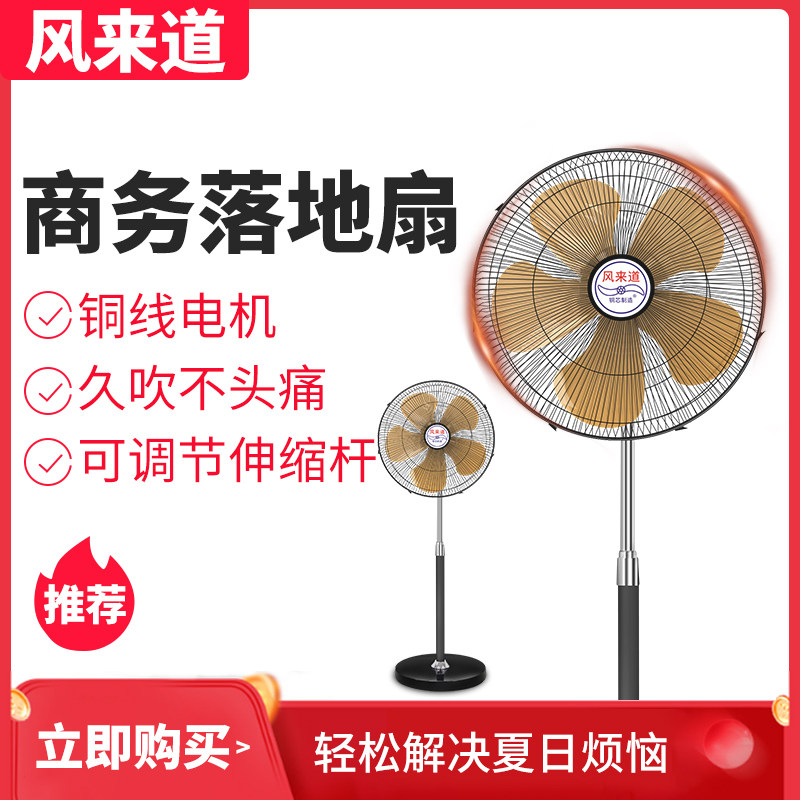 摇头趴地扇18寸电风扇家用落地扇大功率工业20寸挂壁墙扇餐厅商务