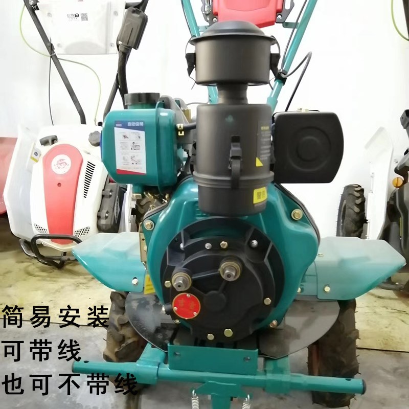 微耕机手摇免拉启动器 170F178F186F风冷柴油机发电机起动器新款