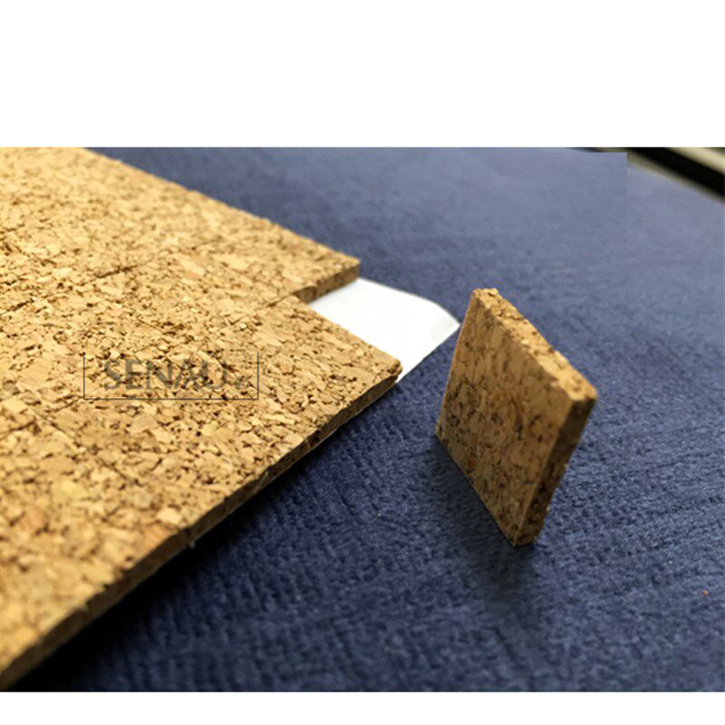 零散小箱销售玻璃深加工运输隔离缓冲 带胶软木垫片 撕下无残留胶