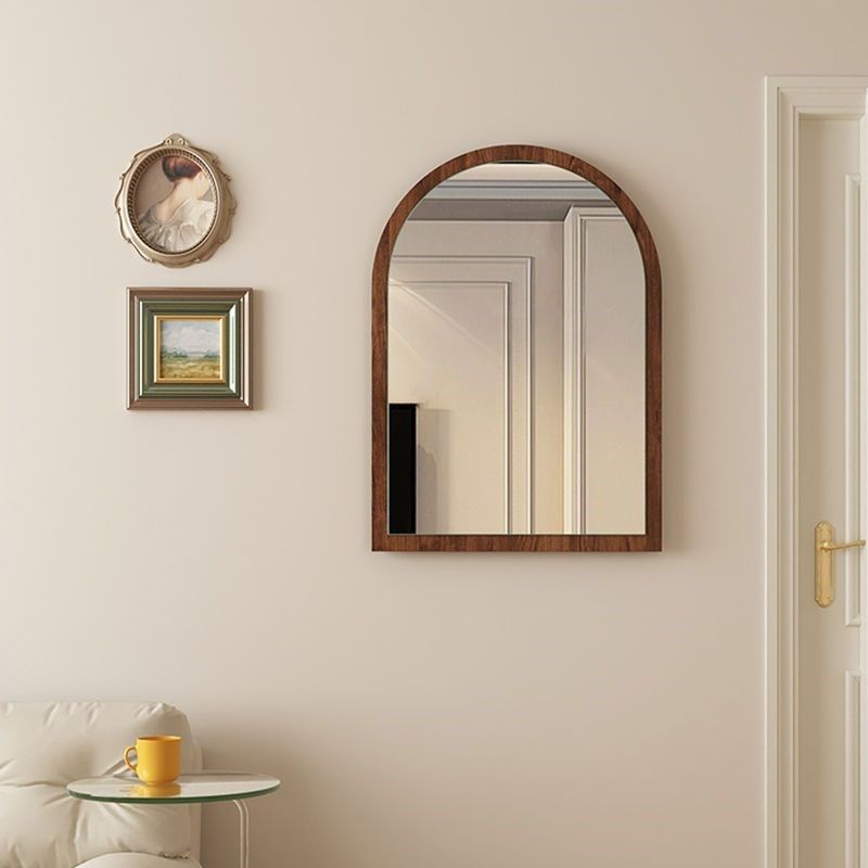 化妆镜台式桌面大号主卧云朵梳妆镜挂墙式轻奢高级镜子壁挂复古镜