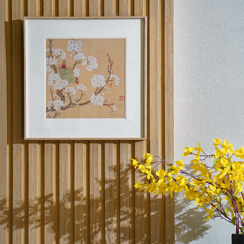 客厅装饰画卧室床头挂画宋代花鸟画数字化还原新中式国画客厅挂画
