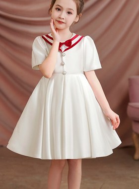 十一儿童合唱演出服抱婴袋裤小学生合唱团表演服装女童公主裙中国