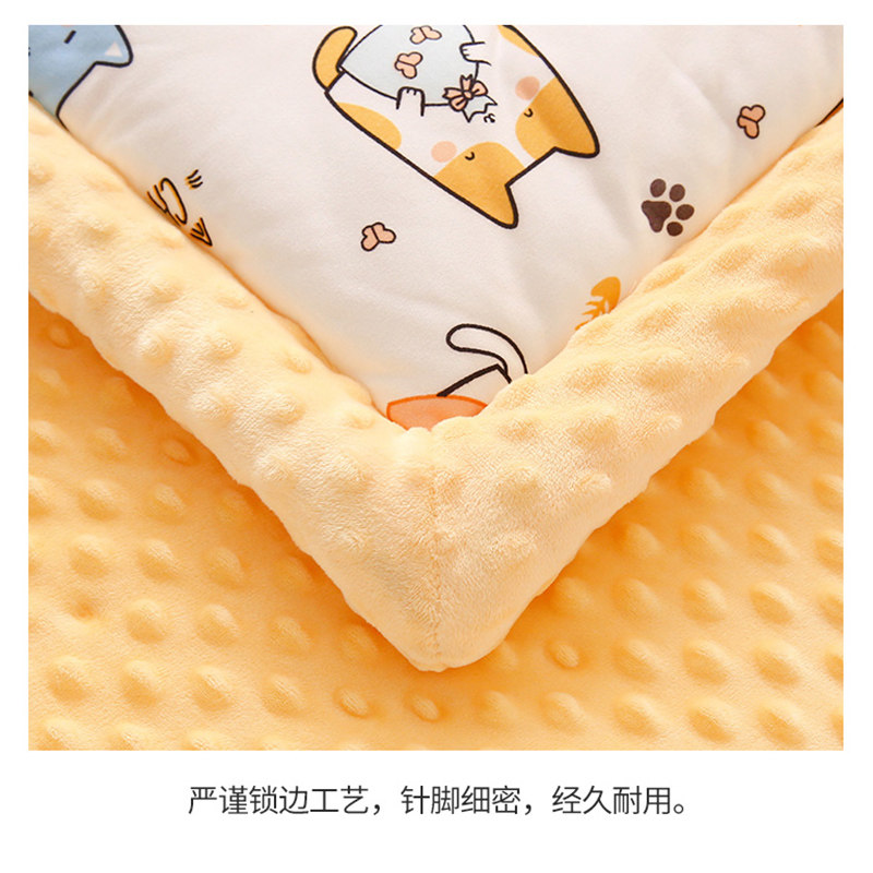 冬季儿童豆豆被宝宝幼儿园被子春秋被新生儿加厚午睡盖被四季通用