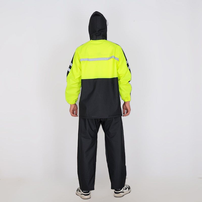防暴雨雨衣雨裤套装骑行摩托车加厚耐磨分体雨衣成人防护全身防水
