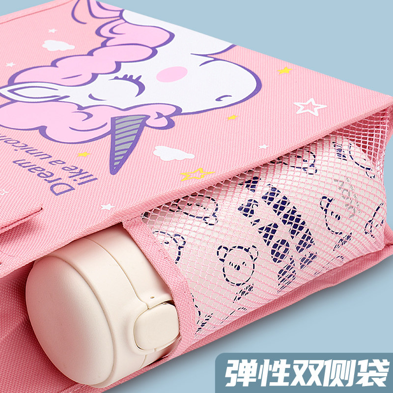 小学生补习手提袋男孩女孩卡通可爱帆布防水提书袋补课袋女童儿童