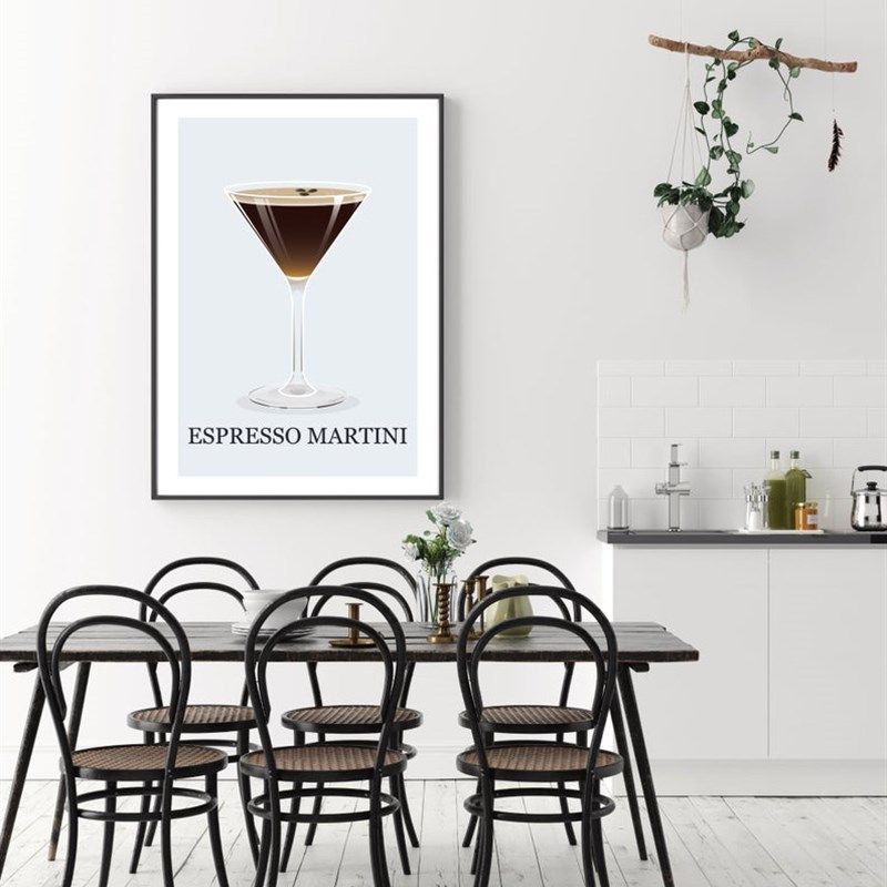 装饰有框挂画酒吧咖啡馆调酒鸡尾酒西餐餐厅马天尼威士忌吧台酒柜